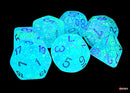 Chessex Luminary Mega-hedral Sky/silver Luminary 7-Die Set CHX 22566