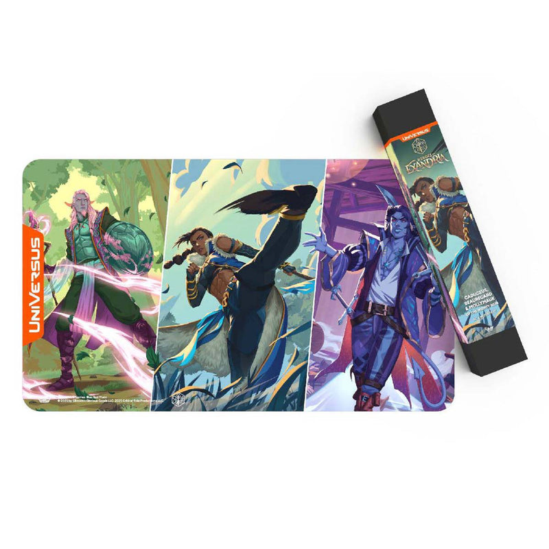 UniVersus: Critical Role: Heroes of Exandria: Caduceus, Beauregard, and Mollymauk Playmat