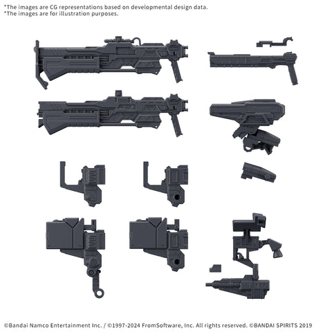Bandai 30 Minutes Missions x Armored Core VI Option Parts Set Armored Core VI Fires Of Rubicon Weapon Set 03 "Armored Core VI"