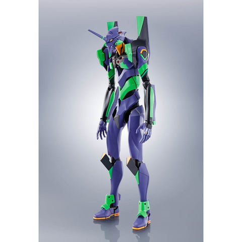 Evangelion Side EVA Test Type-01 and Spear of Cassius Renewal Color Edition Robot Spirits Action Figure