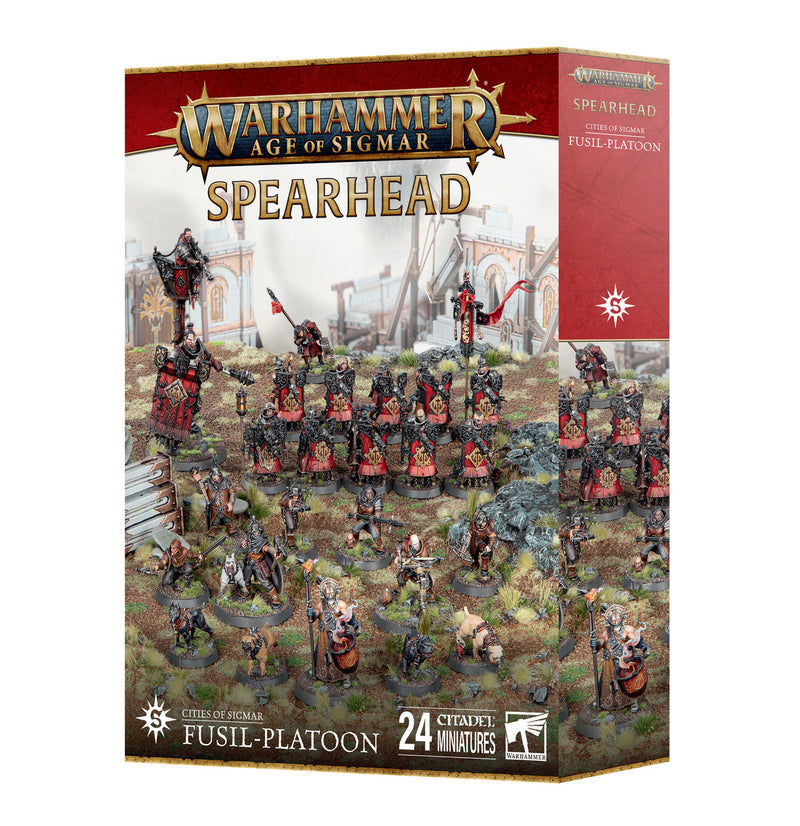 Age of Sigmar Cities of Sigmar Spearhead Fusil-Platoon