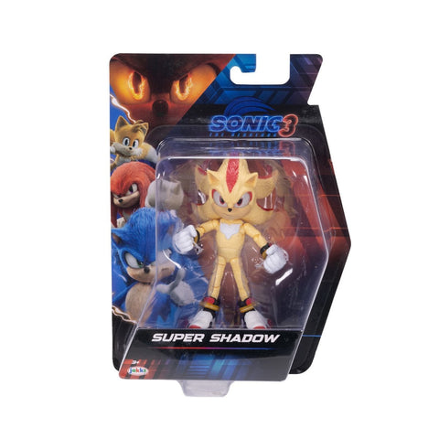 Sonic 3 Movie 5-Inch Wave 3 Super Shadow Action Figure