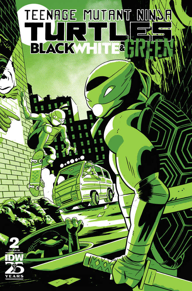 Teenage Mutant Ninja Turtles: Black, White, And Green