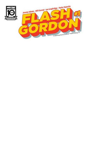Flash Gordon #1 Cover D Blank Sketch Variant