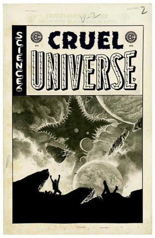 EC Cruel Universe #1 Cover G Inc 1:20 Jh Williams III Black & White Artist Edition Variant