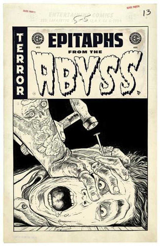 EC Epitaphs From The Abyss #2 Cover D Inc 1:20 Adam Pollina Black & White Artist Edition Variant