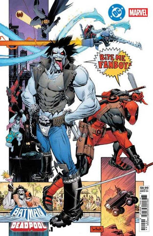 DC Marvel Batman Deadpool #1 (One Shot) Cover M Sean Gordon Murphy Lobo Deadpool Card Stock Variant