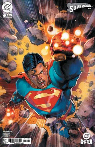 Superman #34 Cover C Rod Reis Card Stock Variant (DC K.O.)