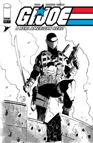 G.I. Joe A Real American Hero #326 Cover B Lee Weeks Black & White Variant
