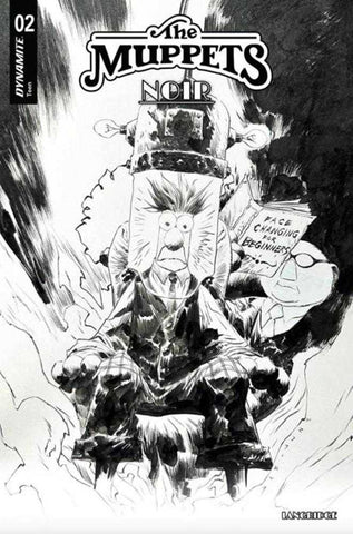 Muppets Noir #2 Cover D 1 in 10 Jae Lee Line Art Variant