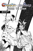 Thundercats X Silverhawks Road To War (One Shot) Cover H 1 in 10 Sebastian Piriz Line Art Variant