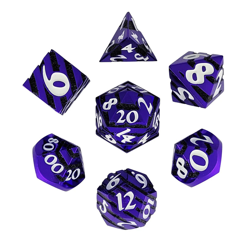 Forged Gaming: Dark Matter Set of 7 Metal Dice