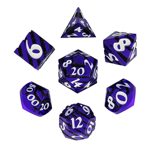Forged Gaming: Dark Matter Set of 7 Metal Dice