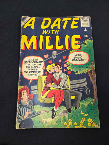 A Date With Millie #3 - 1960 - Vintage Comic