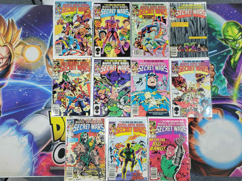 Marvel Super Heroes Secret Wars 1-12 (MISSING #8) Nearly Complete Set