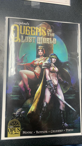 Sanjulian Queen Lost World #1 Cover D 10 Copy Casas