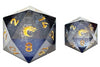 Old School Sharp Edged 35mm D20: Liquid Infused - Obsidian Fury