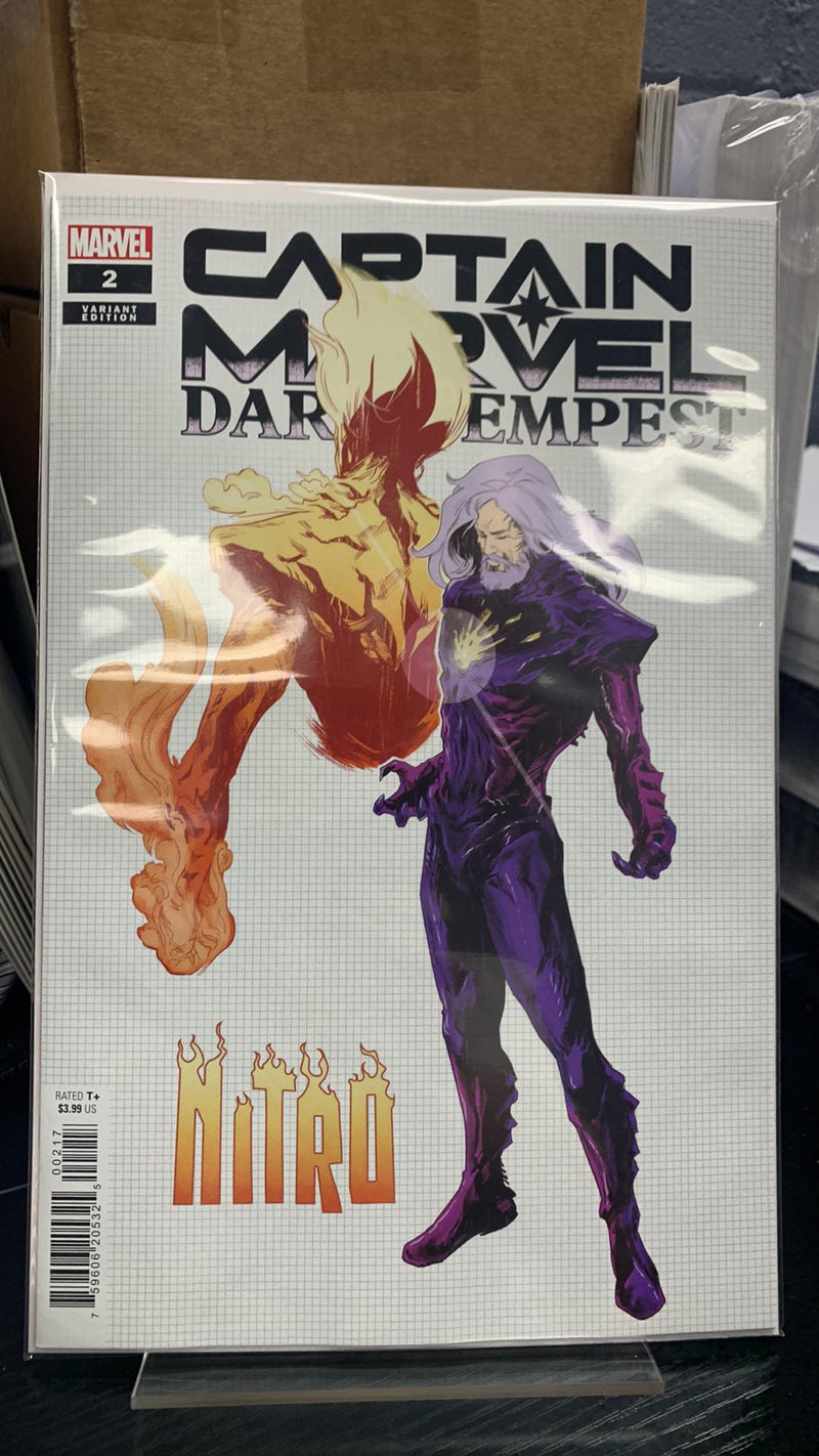 Captain Marvel: Dark Tempest 2 Paolo Villanelli Design Variant
