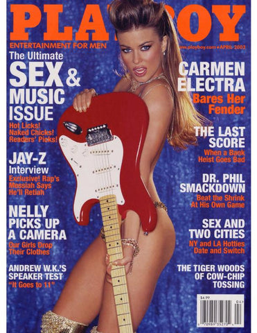 Playboy Magazine — April 2003