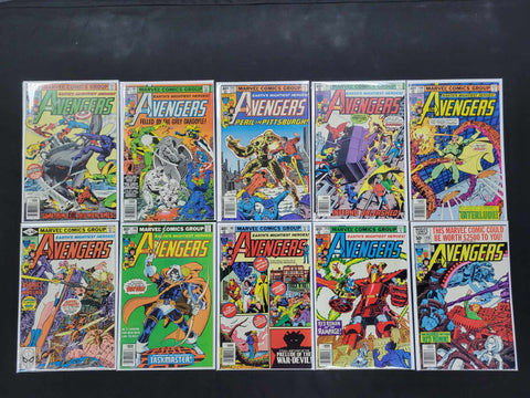 Avengers (Vol.1) #190-199 Marvel Comic Lot