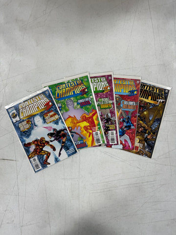 CONTEST OF CHAMPIONS II 2 MARVEL COMICS FULL SET #1-5 1999