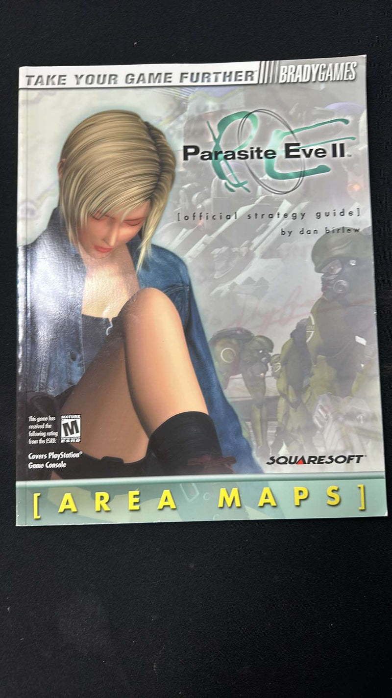 Parasite Eve II 2 Strategy Guide Playstation PS1 Official Brady Games Squaresoft