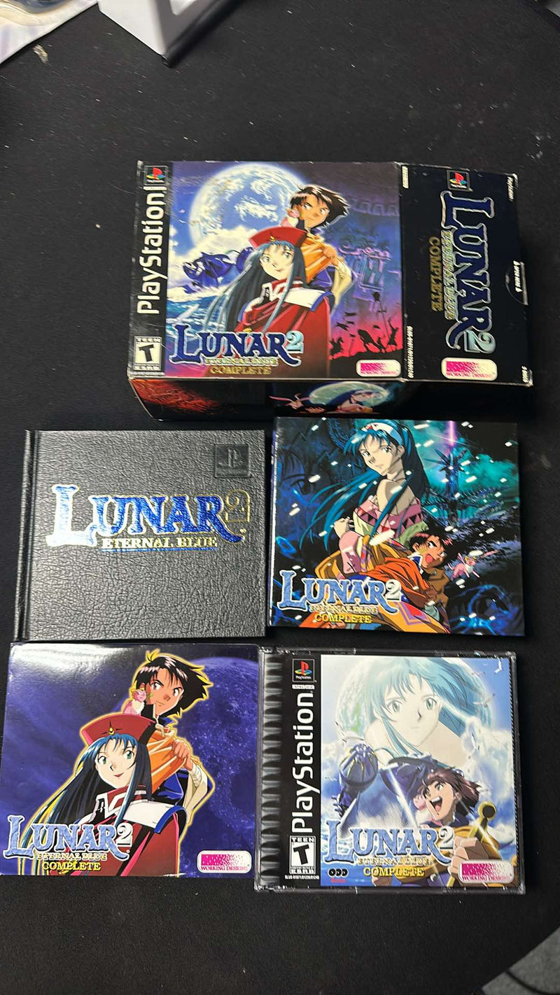 Lunar 2: Eternal Blue Complete (PlayStation 1, 2000) Complete in Box