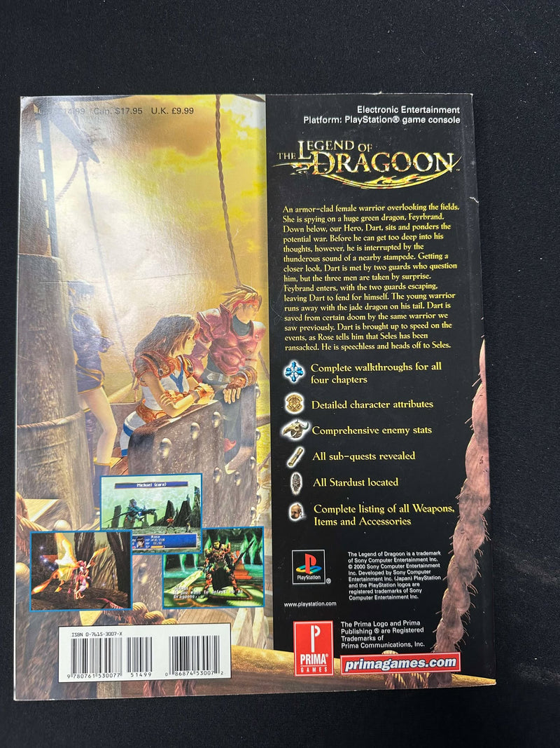 The Legend Of Dragoon Prima’s Official Strategy Guide For PS1