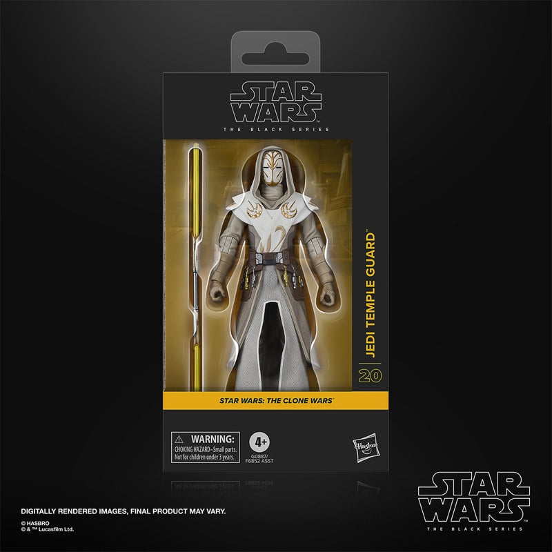 Star Wars Clone Wars Black Series Jedi Temple Guard Action Figure
