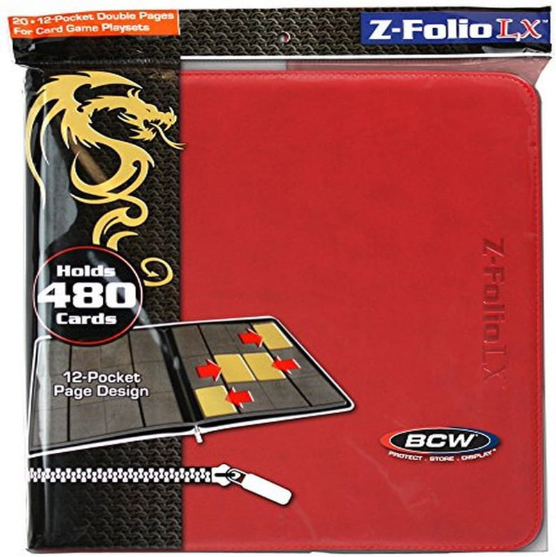 Binder: 12pkt: Zipper Folio: LX RD
