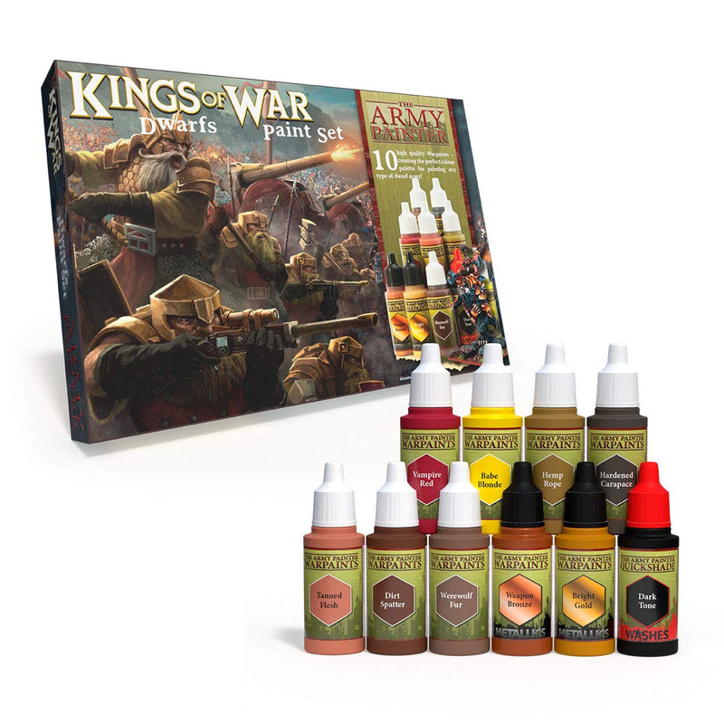 Army Painter Kings of War Dwarfs Paint Set