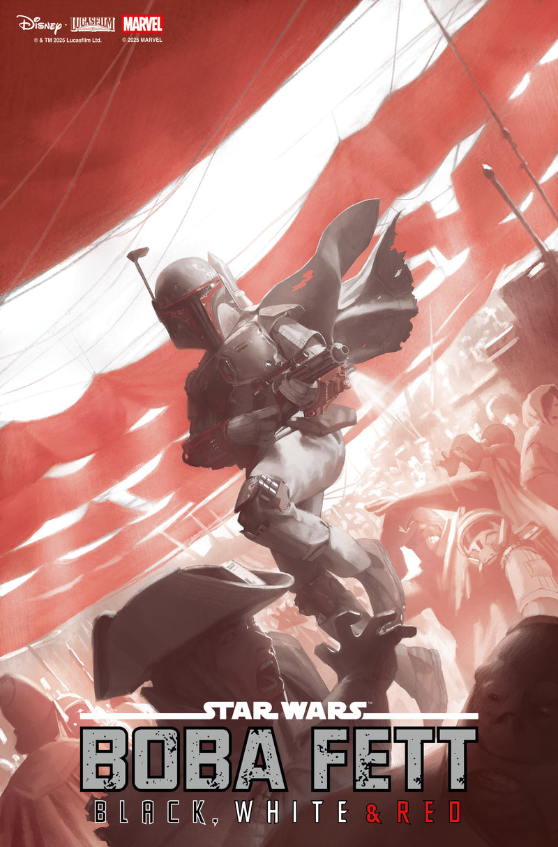 Star Wars: Boba Fett   Black, White & Red