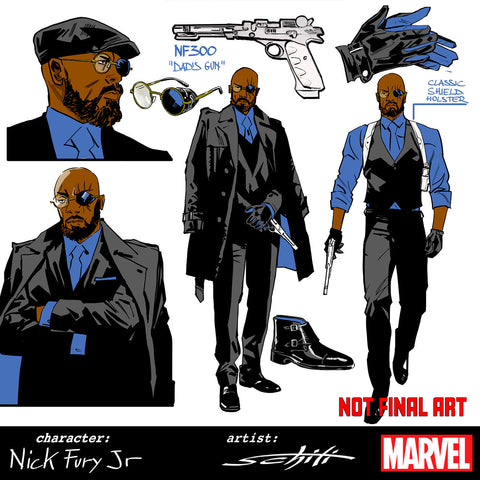 Captain America #10 Valerio Schiti Design Variant