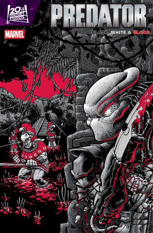 Predator: Black, White & Blood #2 Gonzo Variant