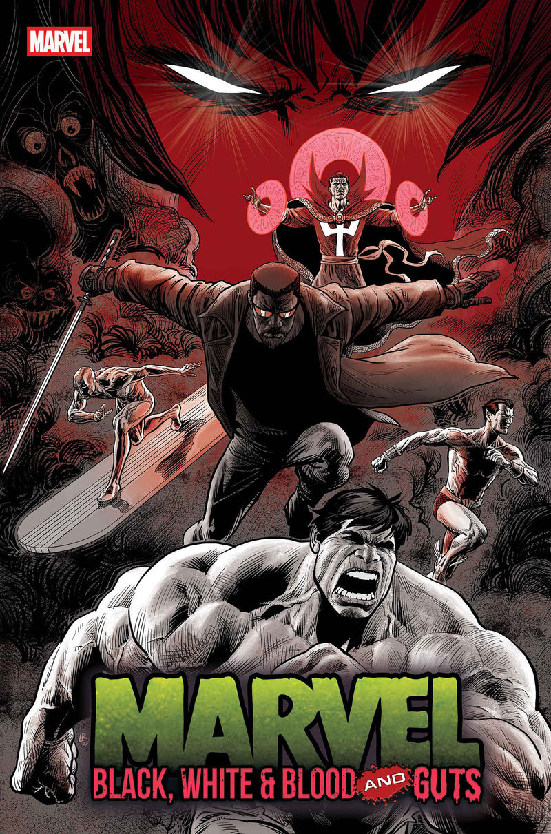 Marvel: Black, White & Blood And Guts