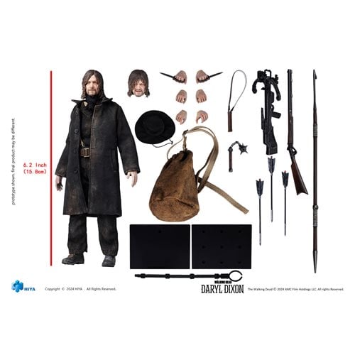 The Walking Dead Daryl Dixon Exquisite Super Series 1:12 Scale Action Figure