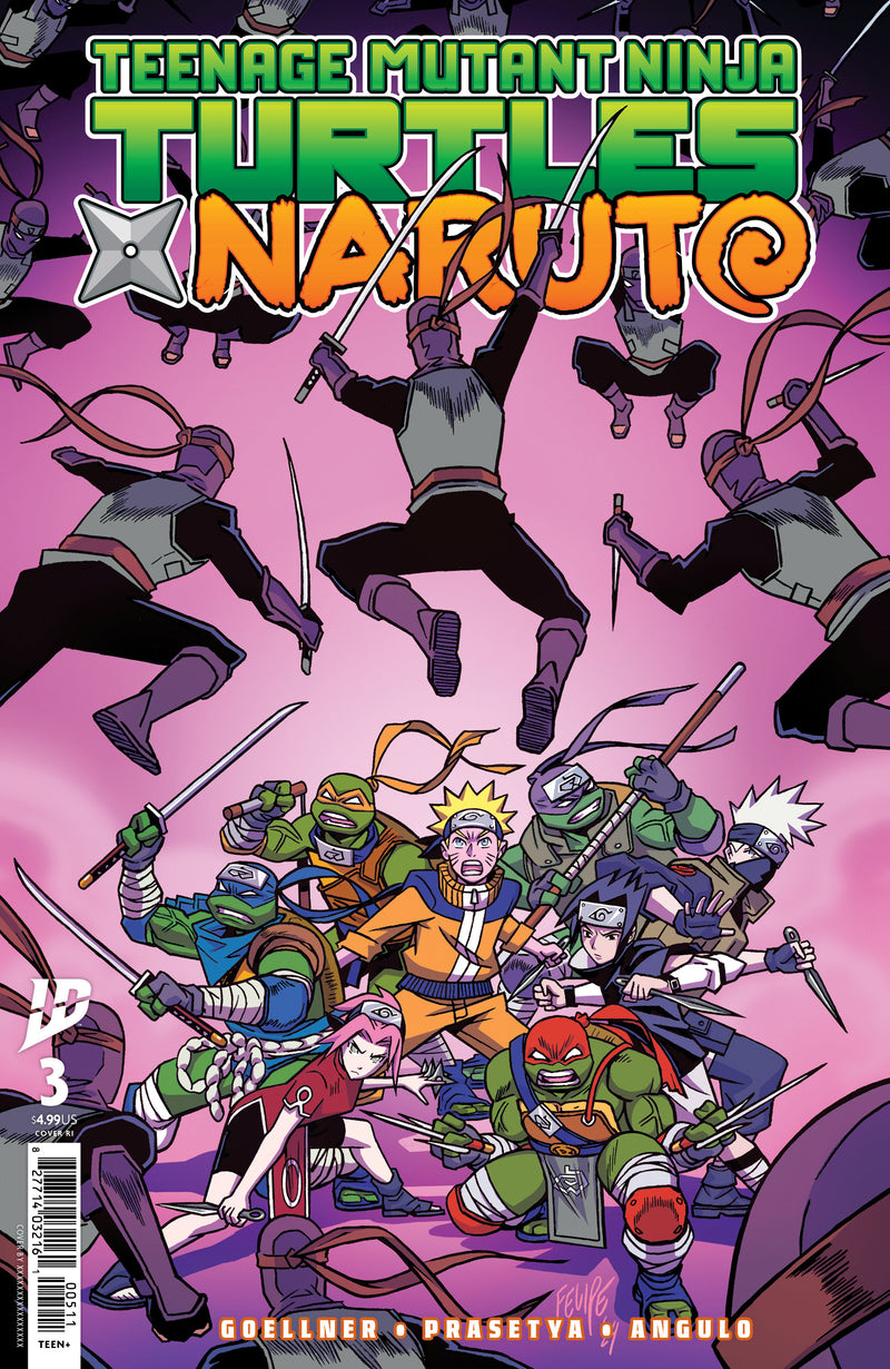Teenage Mutant Ninja Turtles X Naruto