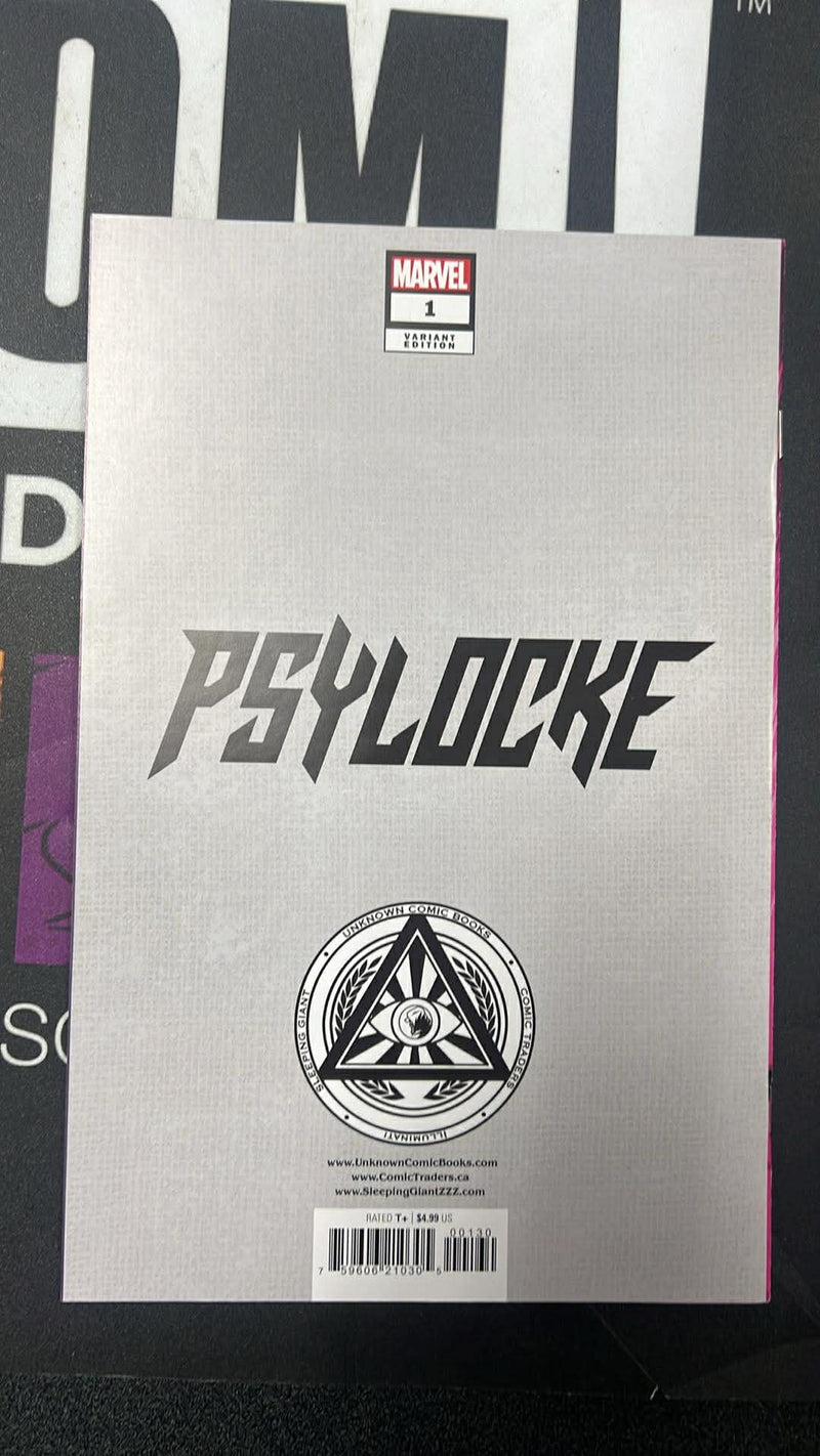 Psylocke 1 David Nakayama Exclusive Virgin Variant 2024 X-Men