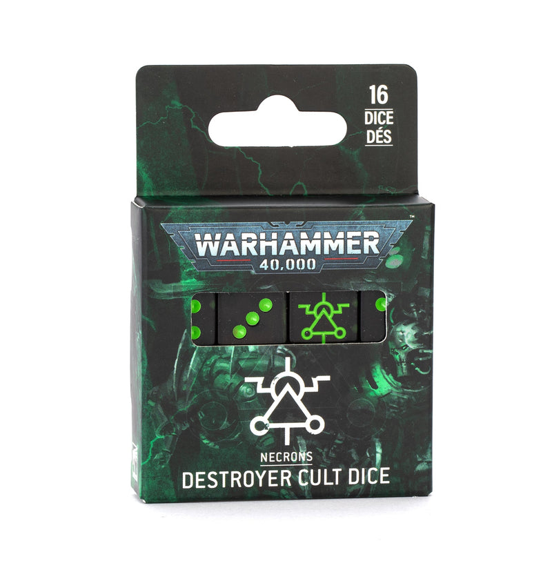 Necrons: Destroyer Cult Dice- PREORDER 1/24/26