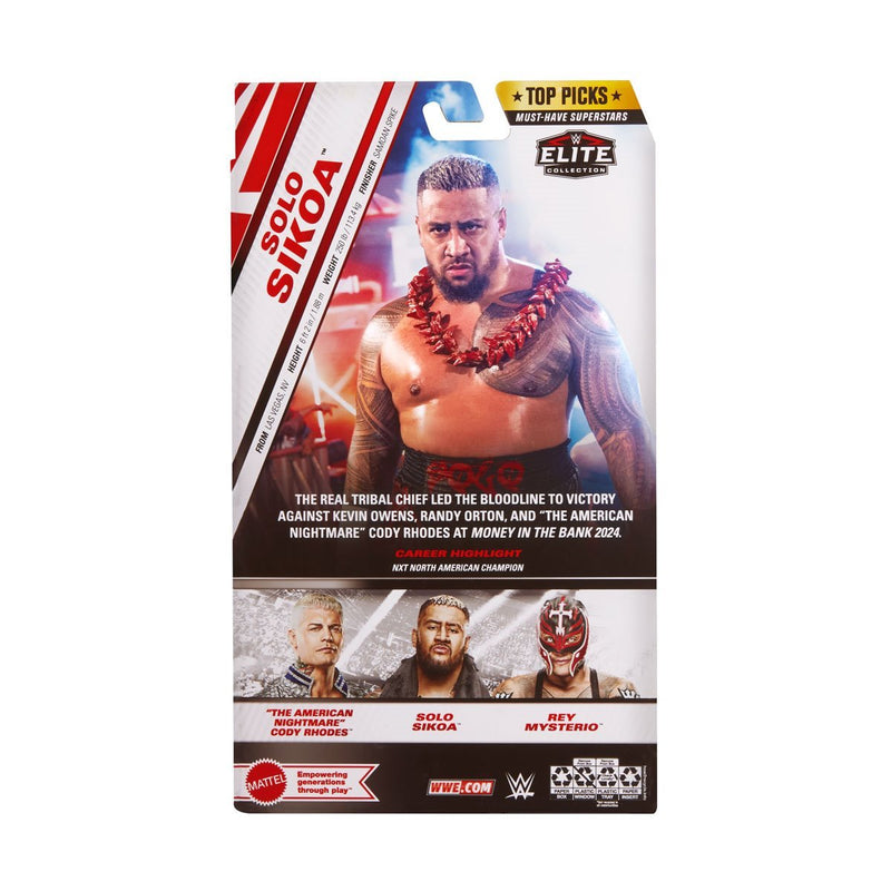 WWE Top Picks 2025 Elite Solo Sikoa Action Figure