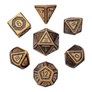 Ancient Chaos Metal RPG Dice Set