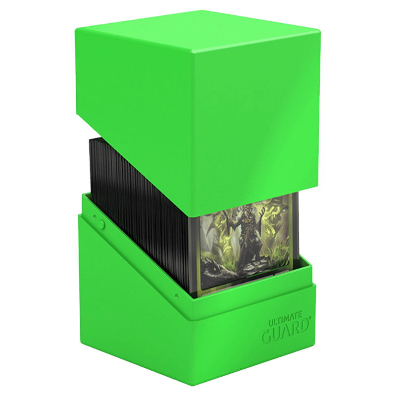 Ultimate Guard: Boulder 100+ Solid Neon Green Deck Box