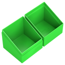Ultimate Guard: Boulder 100+ Solid Neon Green Deck Box