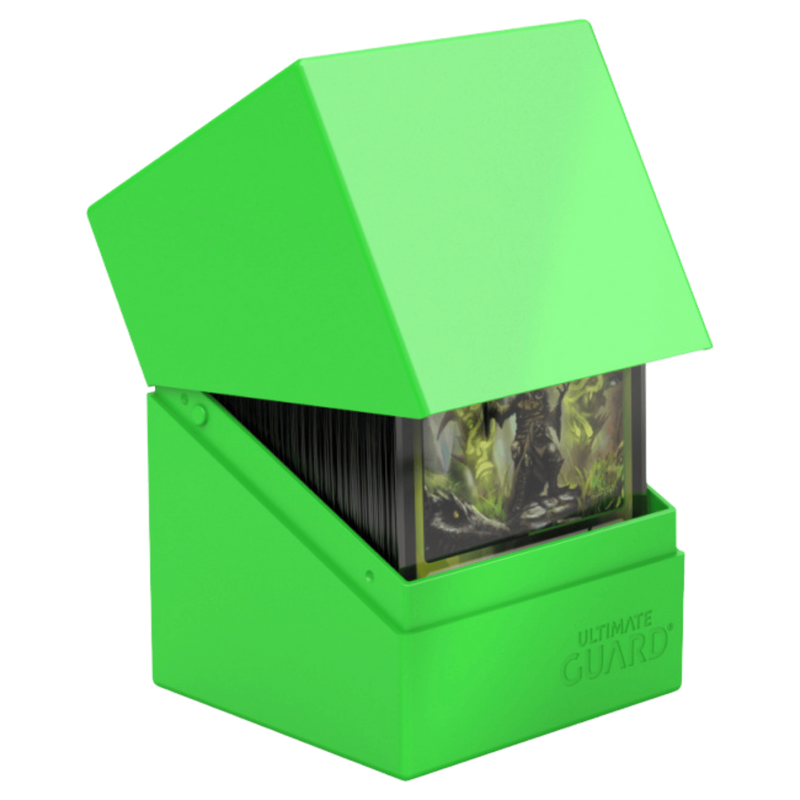 Ultimate Guard: Boulder 100+ Solid Neon Green Deck Box