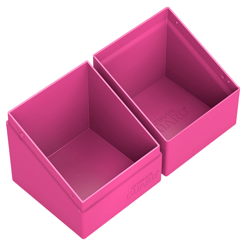 Ultimate Guard: Boulder 100+ Solid Neon Pink Deck Box