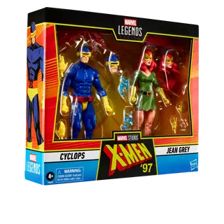 X-Men 97 Marvel Legends Cyclops and Jean Grey 6-Inch Action Figures