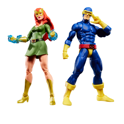X-Men 97 Marvel Legends Cyclops and Jean Grey 6-Inch Action Figures