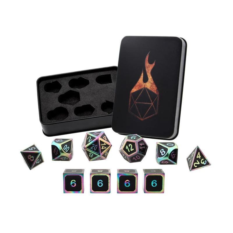 Guardian Spectrum Set of 10 Metal Dice