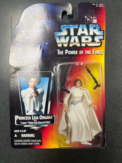 Star War Power of the Force Princess Leia Red Card Figure