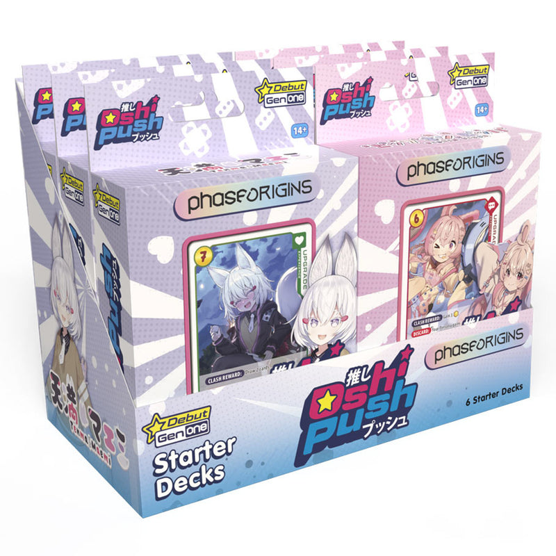 Oshi Push TCG: Starter Deck Display